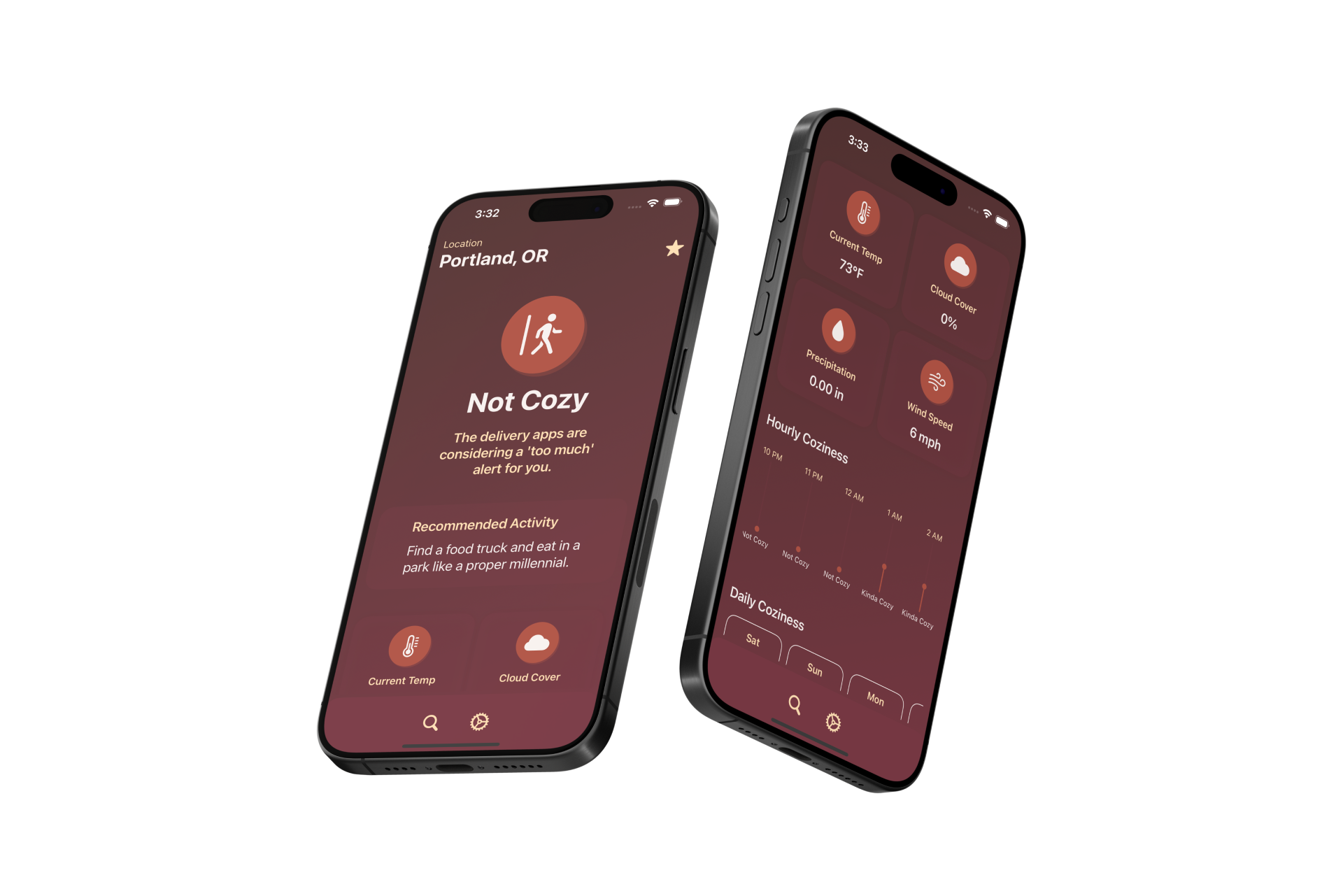 CozyCast App Interface
